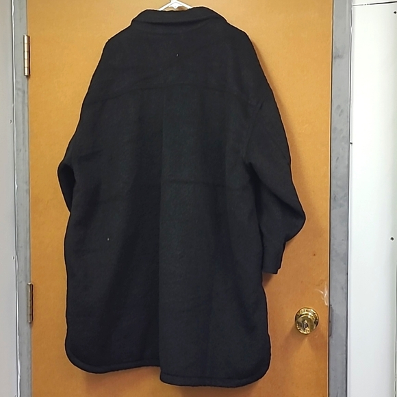 Old Navy Black Wool Blend Button Down Jacket - Picture 2 of 11